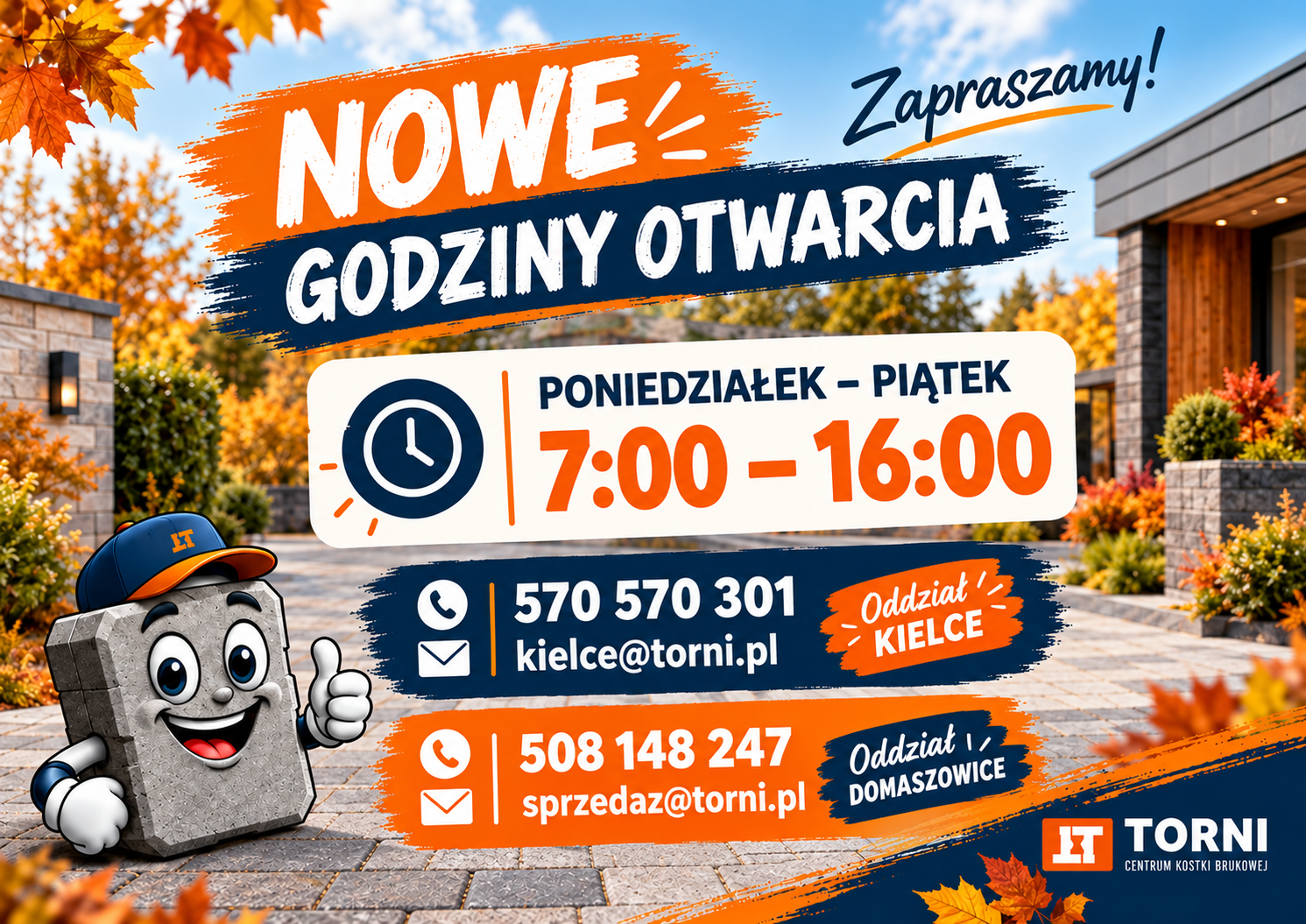 Nowe godziny otwarcia Torni